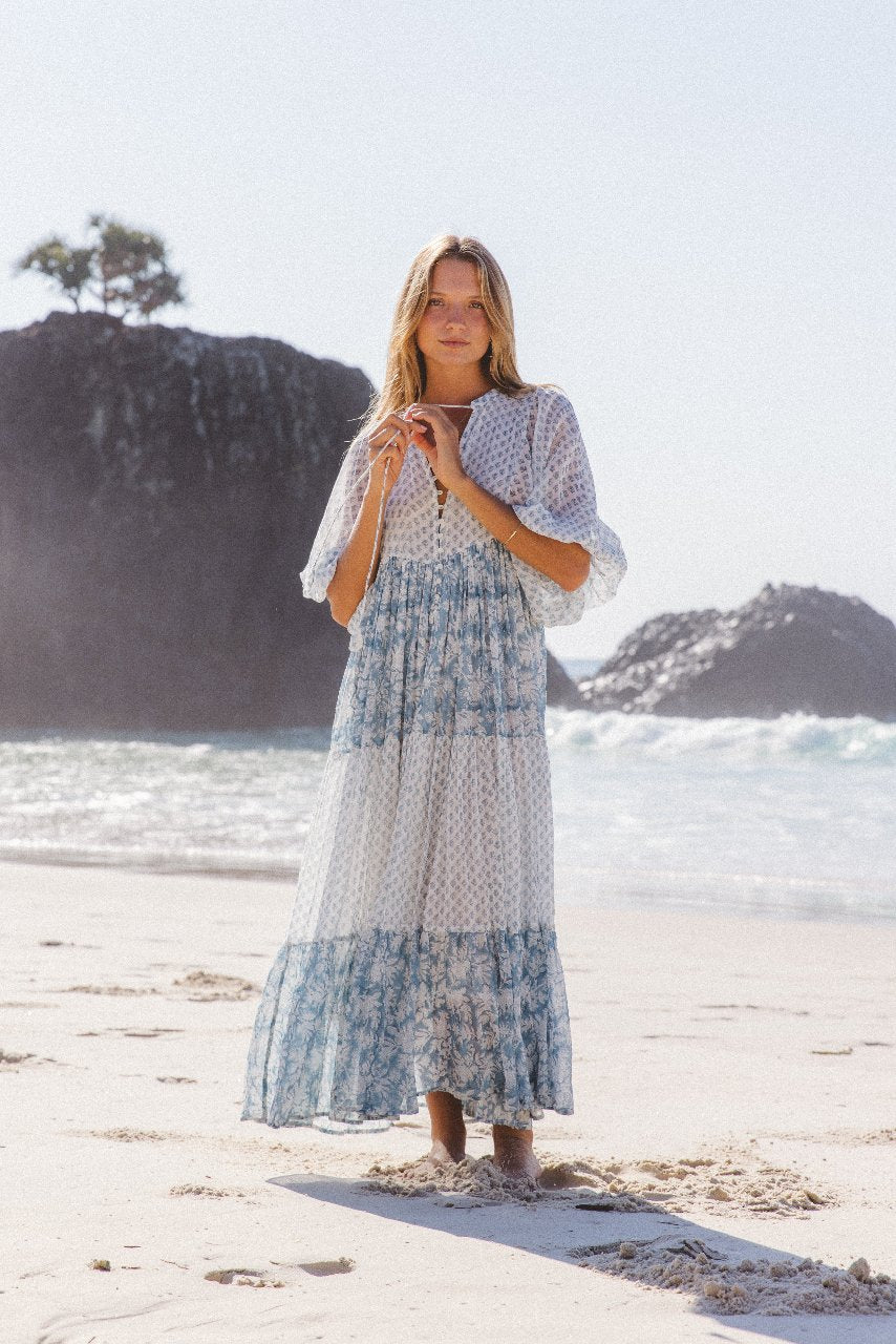 Aquamarine maxi dress shops