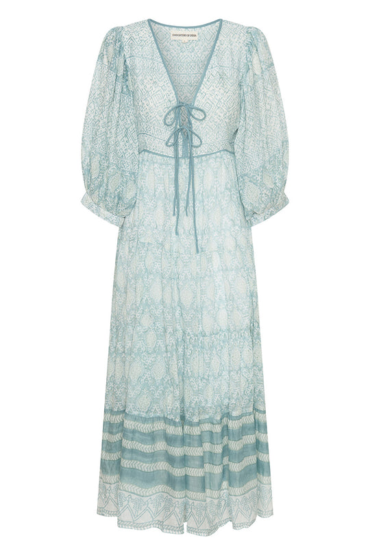 Jasmine Maxi Dress - Sea Mist – Daughters of India